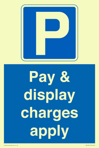 Pay & display charges apply